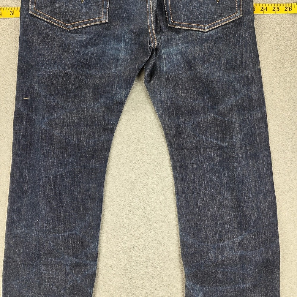 Edwin Jeans Mens 31x32 Blue Selvedge 865B Nashville Button Fly Honeycomb - Picture 16 of 16